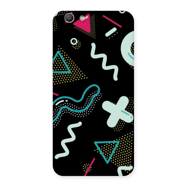 Shapes Pattern Back Case for Oppo F1s